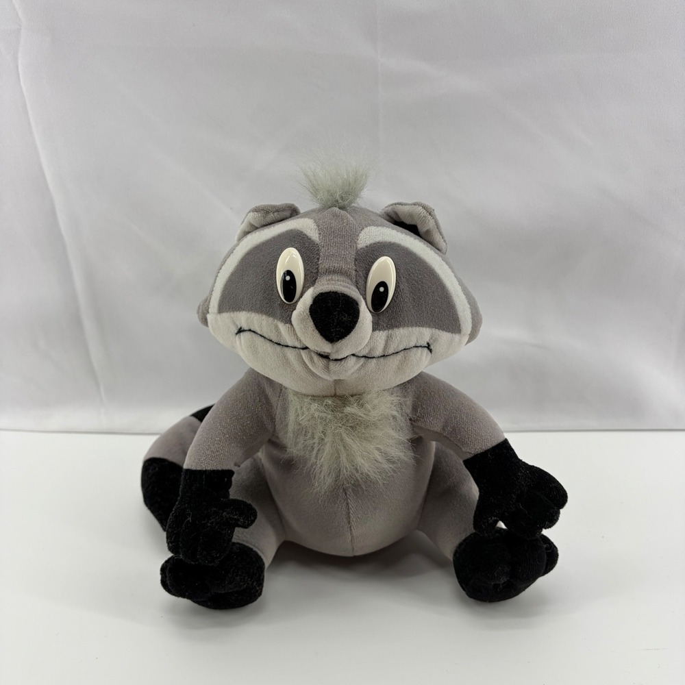 Vintage Disney Pocahontas Meeko Raccoon Plush Mattel Arcotoys Stuffed Animal